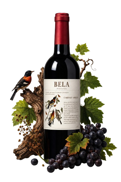 BELA Cabernet Merlot bottle